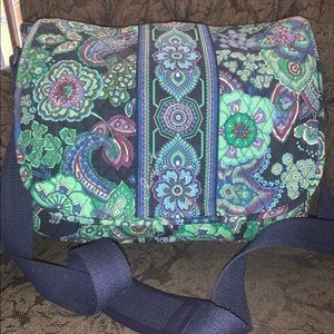 Vera Bradley Messenger Bag in Blue Rhapsody